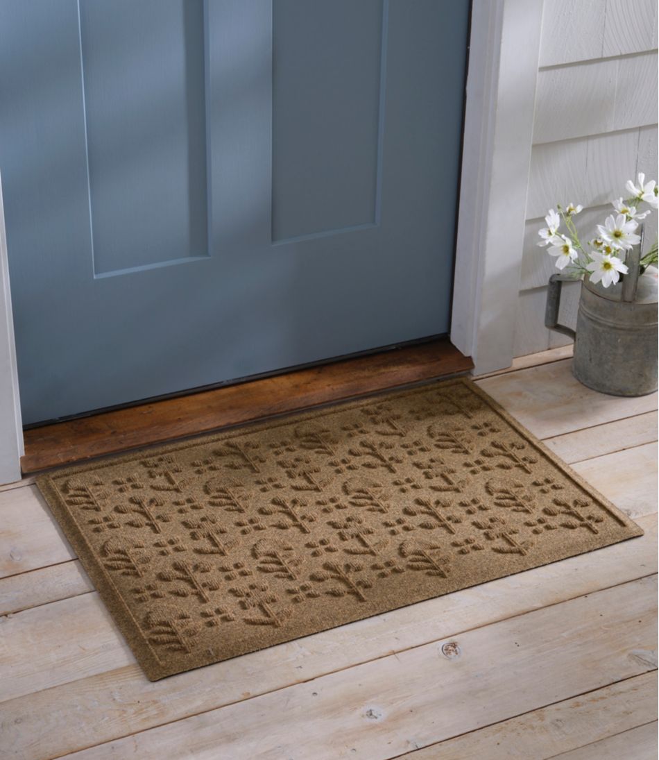Everyspace Recycled Waterhog Doormat, Botanical Floral | L.L.Bean online