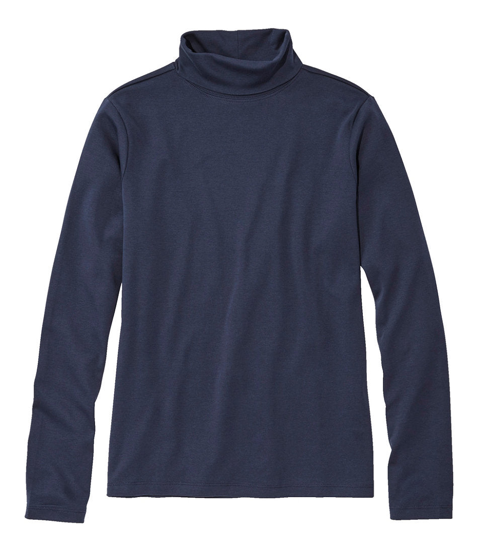 Women's Pima Cotton Turtleneck, Long-Sleeve | L.L.Bean sale