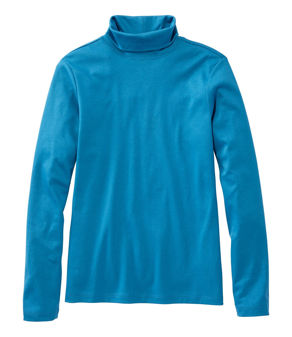 Women's Pima Cotton Turtleneck, Long-Sleeve | L.L.Bean sale