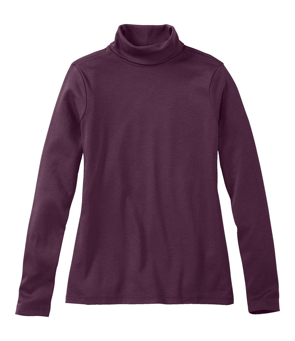 Women's Pima Cotton Turtleneck, Long-Sleeve | L.L.Bean sale