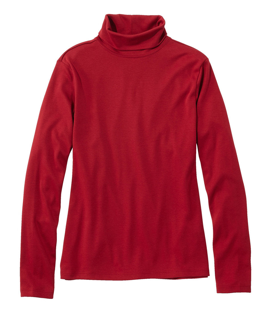 Women's Pima Cotton Turtleneck, Long-Sleeve | L.L.Bean sale