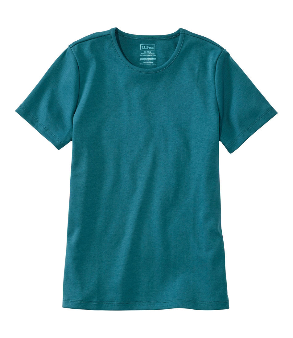 Women's Pima Cotton Tee, Short-Sleeve Crewneck | L.L.Bean near me