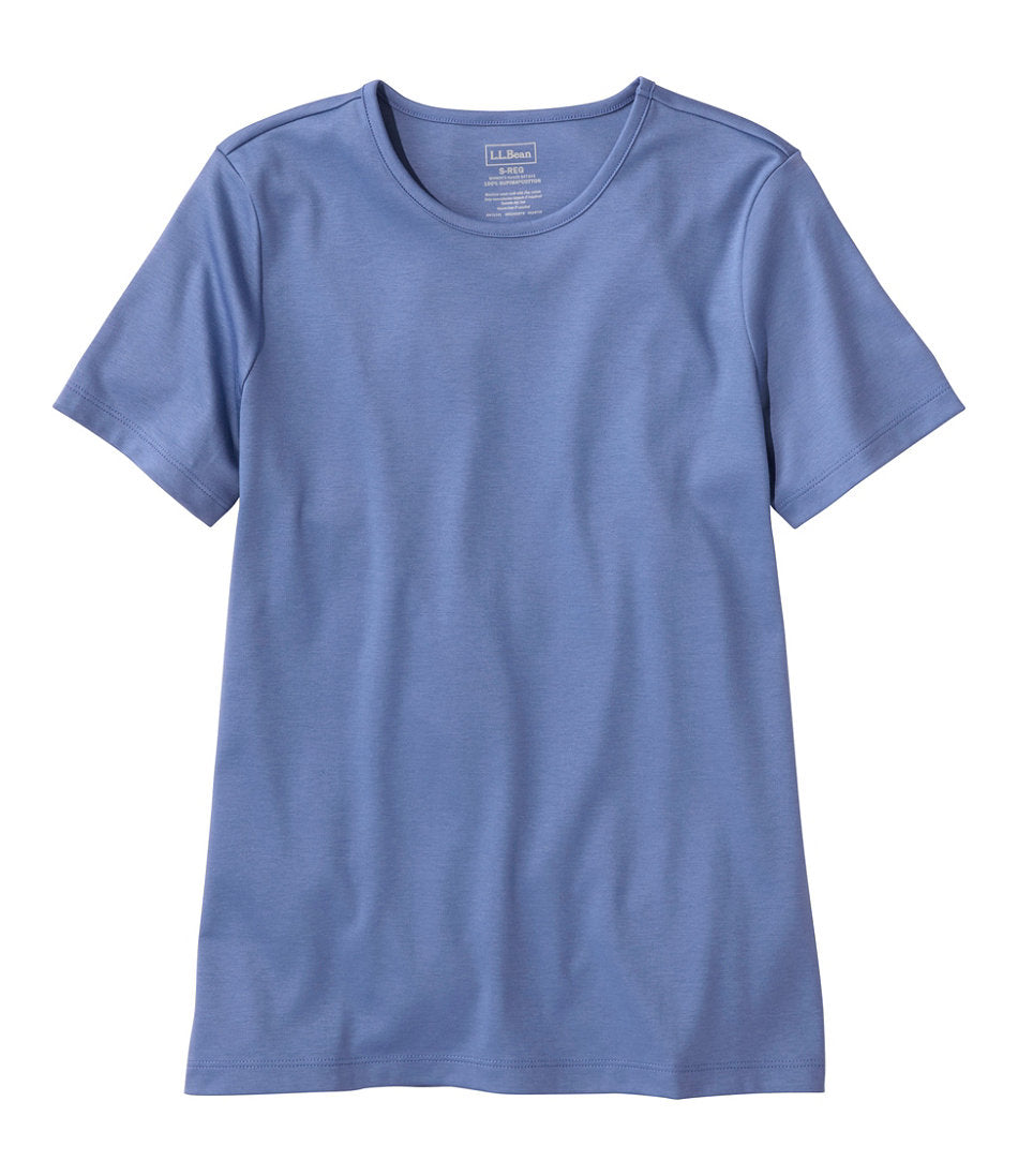 Women's Pima Cotton Tee, Short-Sleeve Crewneck | L.L.Bean near me