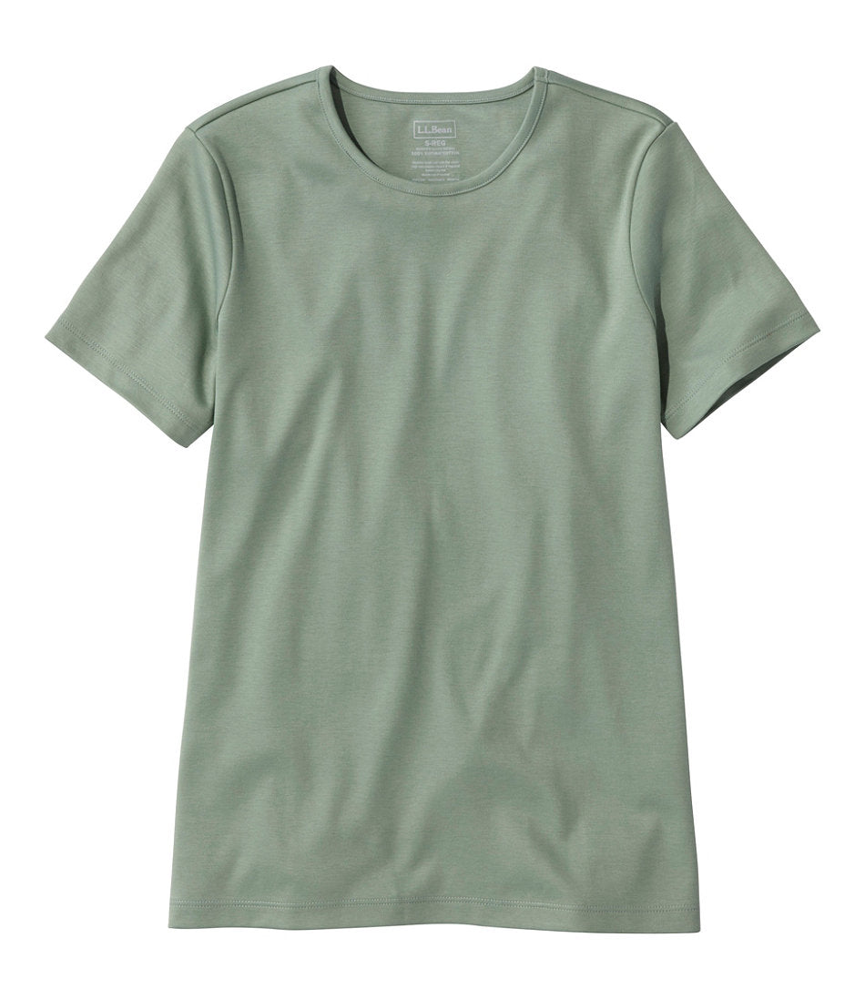 Women's Pima Cotton Tee, Short-Sleeve Crewneck | L.L.Bean near me