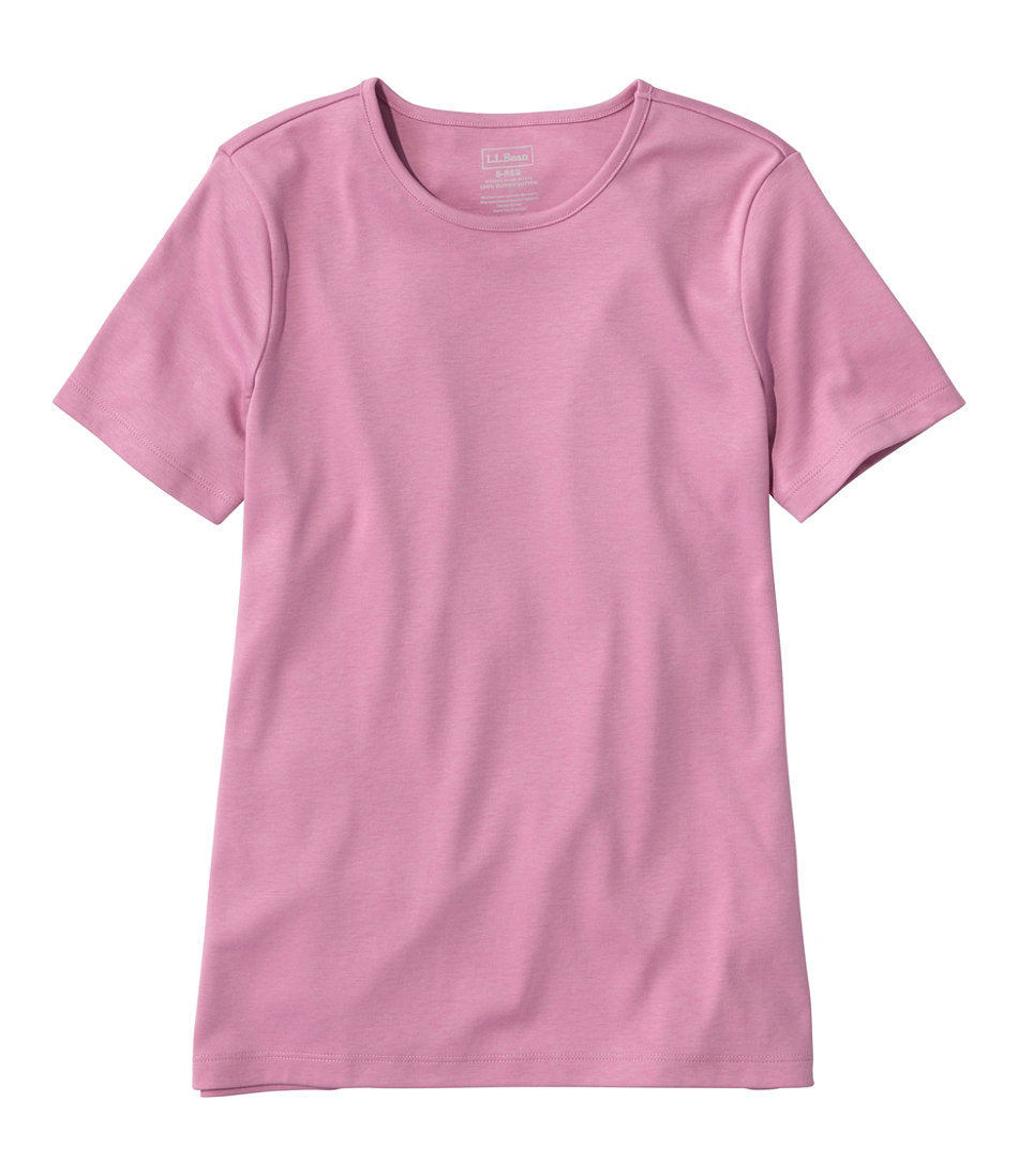 Women's Pima Cotton Tee, Short-Sleeve Crewneck | L.L.Bean near me