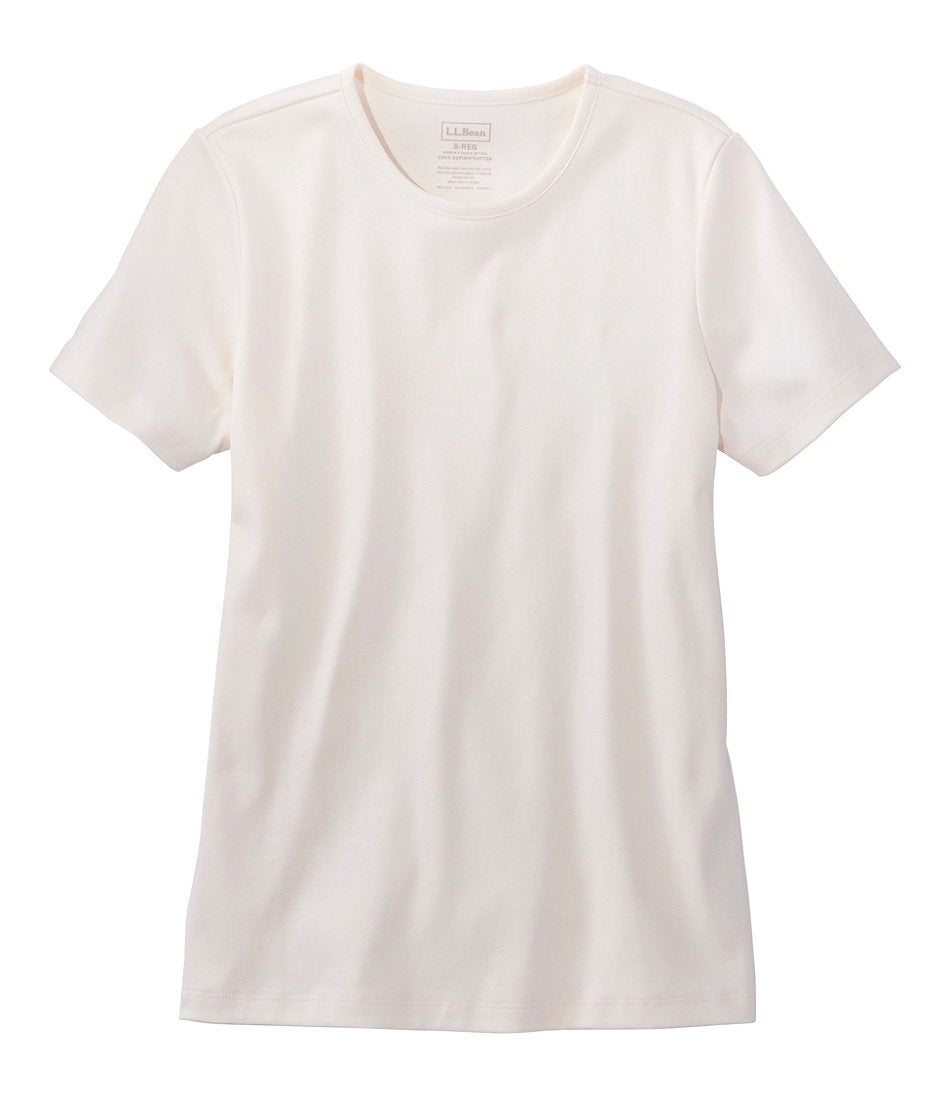 Women's Pima Cotton Tee, Short-Sleeve Crewneck | L.L.Bean near me