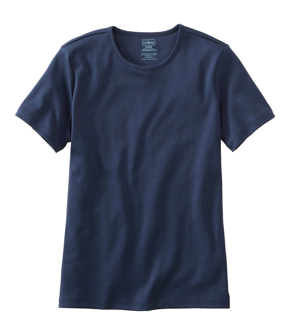Women's Pima Cotton Tee, Short-Sleeve Crewneck | L.L.Bean near me