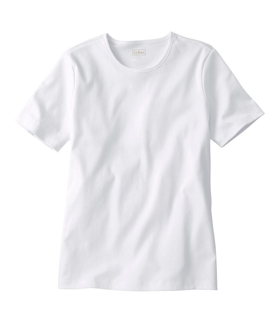 Women's Pima Cotton Tee, Short-Sleeve Crewneck | L.L.Bean near me