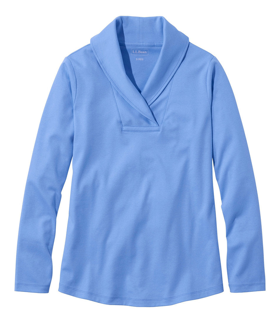 Women's L.L.Bean Pullover, Long-Sleeve Shawl Collar | L.L.Bean outlet