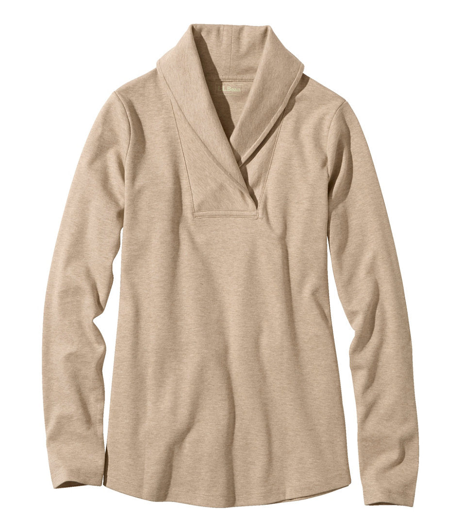 Women's L.L.Bean Pullover, Long-Sleeve Shawl Collar | L.L.Bean outlet