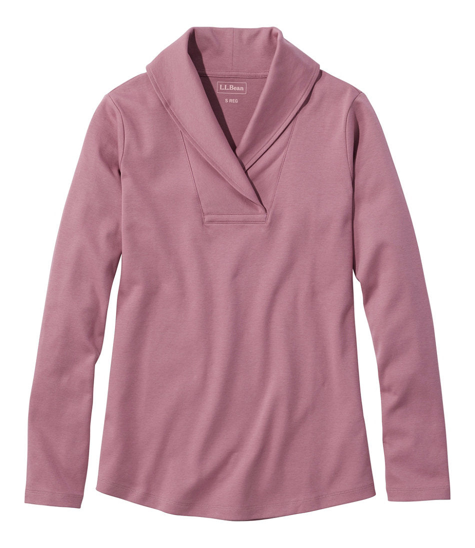 Women's L.L.Bean Pullover, Long-Sleeve Shawl Collar | L.L.Bean outlet