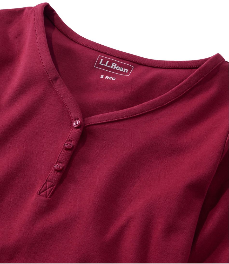 Women's L.L.Bean V-Neck Henley, Long-Sleeve | L.L.Bean for sale