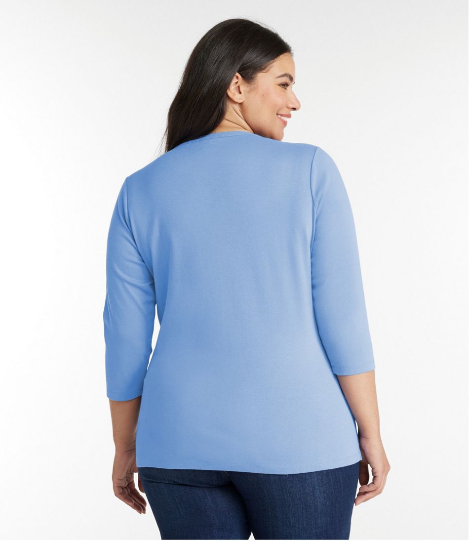 Women's L.L.Bean Tee, Three-Quarter-Sleeve Splitneck Tunic | L.L.Bean discount