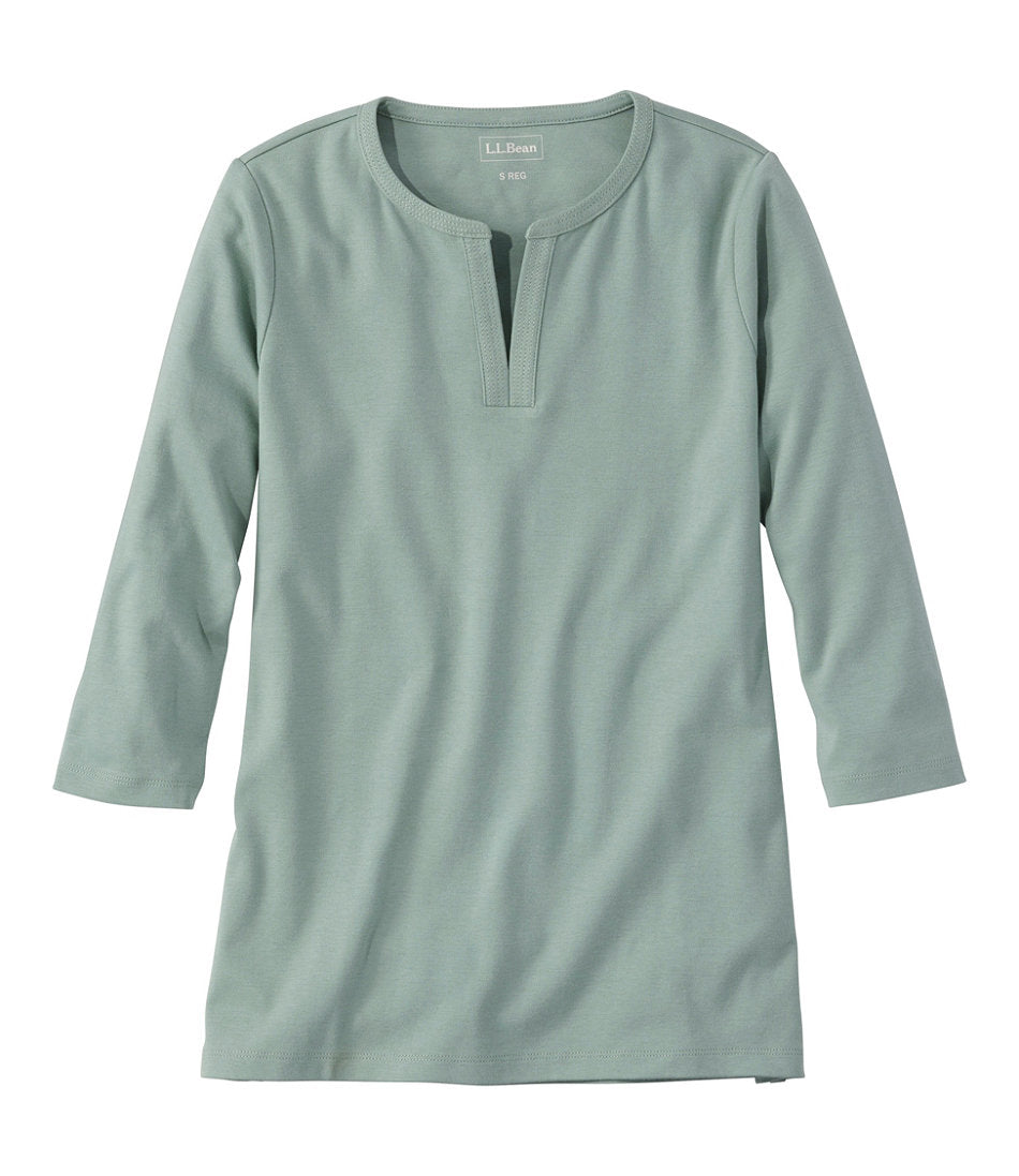 Women's L.L.Bean Tee, Three-Quarter-Sleeve Splitneck Tunic | L.L.Bean discount
