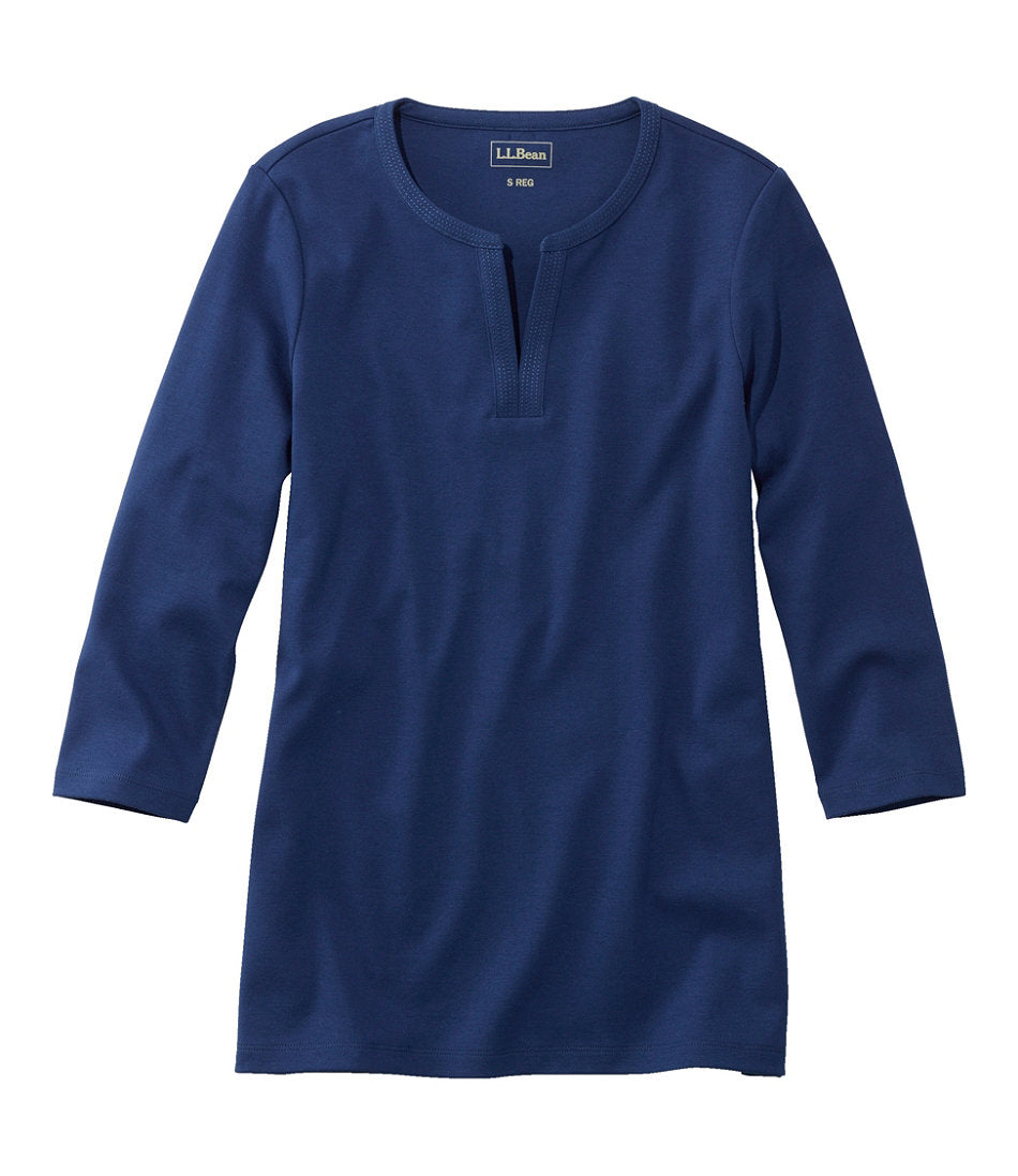 Women's L.L.Bean Tee, Three-Quarter-Sleeve Splitneck Tunic | L.L.Bean discount