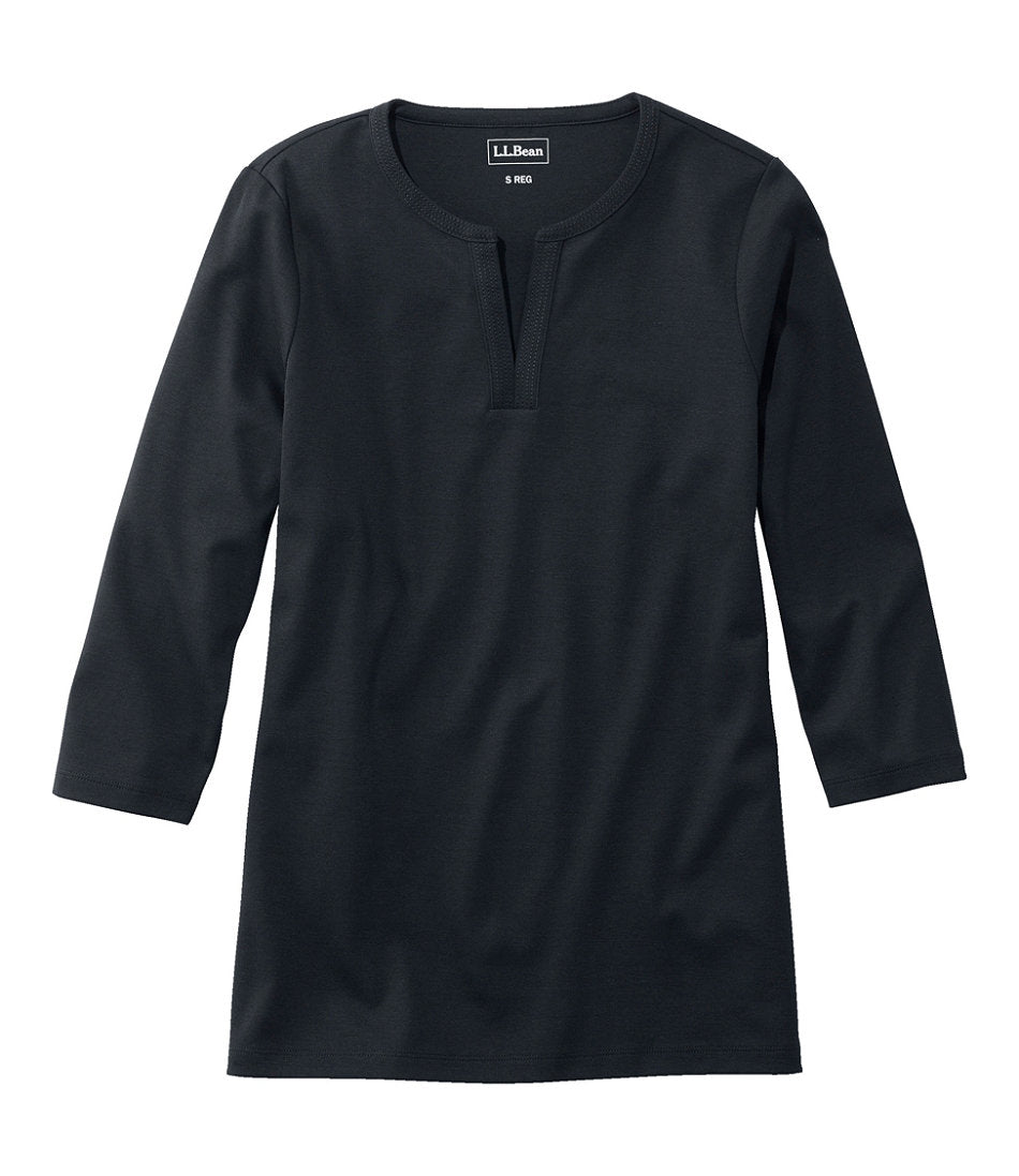 Women's L.L.Bean Tee, Three-Quarter-Sleeve Splitneck Tunic | L.L.Bean discount