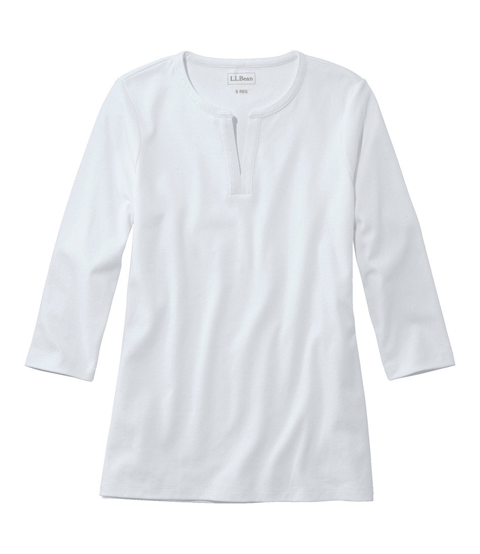 Women's L.L.Bean Tee, Three-Quarter-Sleeve Splitneck Tunic | L.L.Bean discount