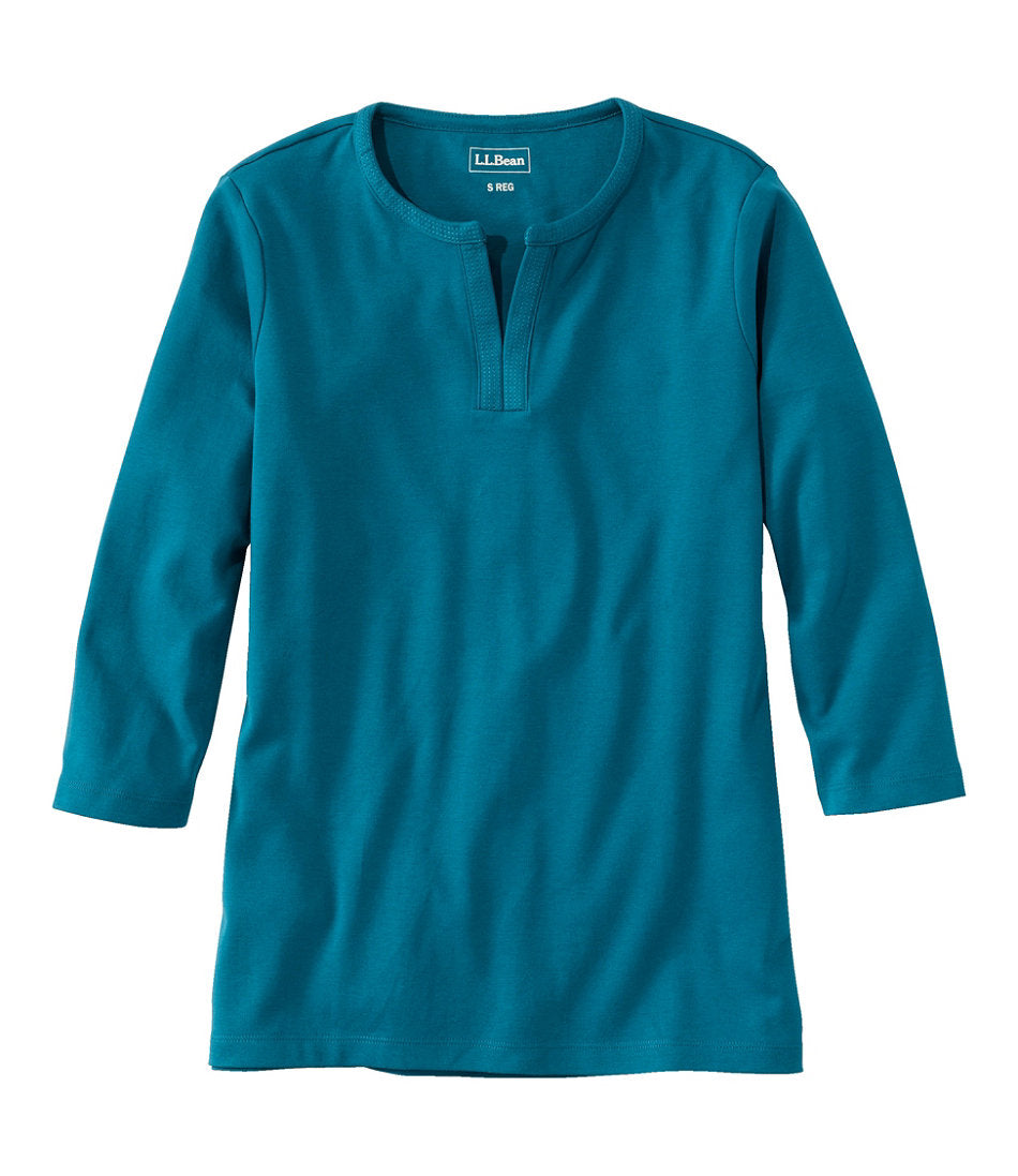 Women's L.L.Bean Tee, Three-Quarter-Sleeve Splitneck Tunic | L.L.Bean discount