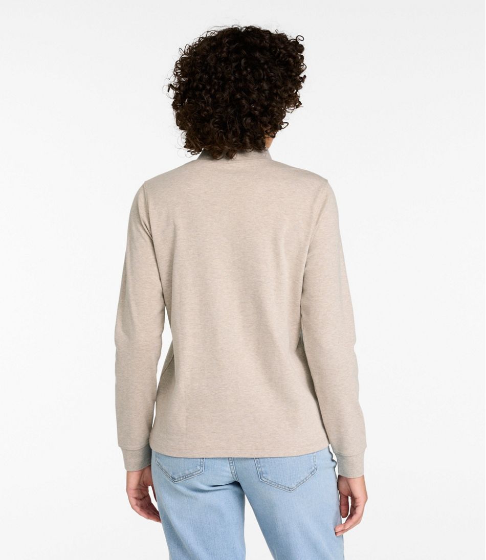 Women's L.L.Bean Interlock Mock-Turtleneck, Long-Sleeve | L.L.Bean outlet
