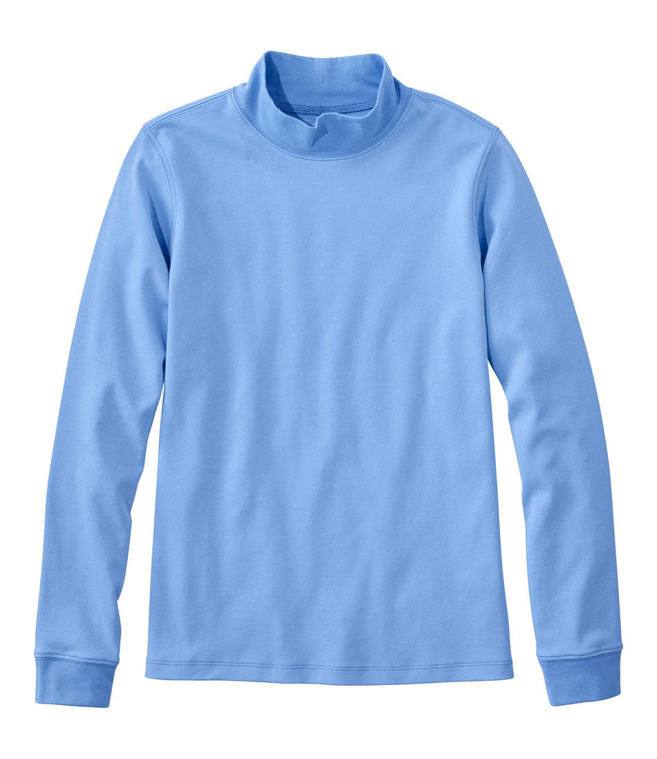Women's L.L.Bean Interlock Mock-Turtleneck, Long-Sleeve | L.L.Bean outlet