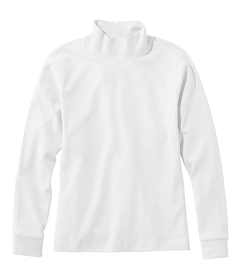 Women's L.L.Bean Interlock Mock-Turtleneck, Long-Sleeve | L.L.Bean outlet