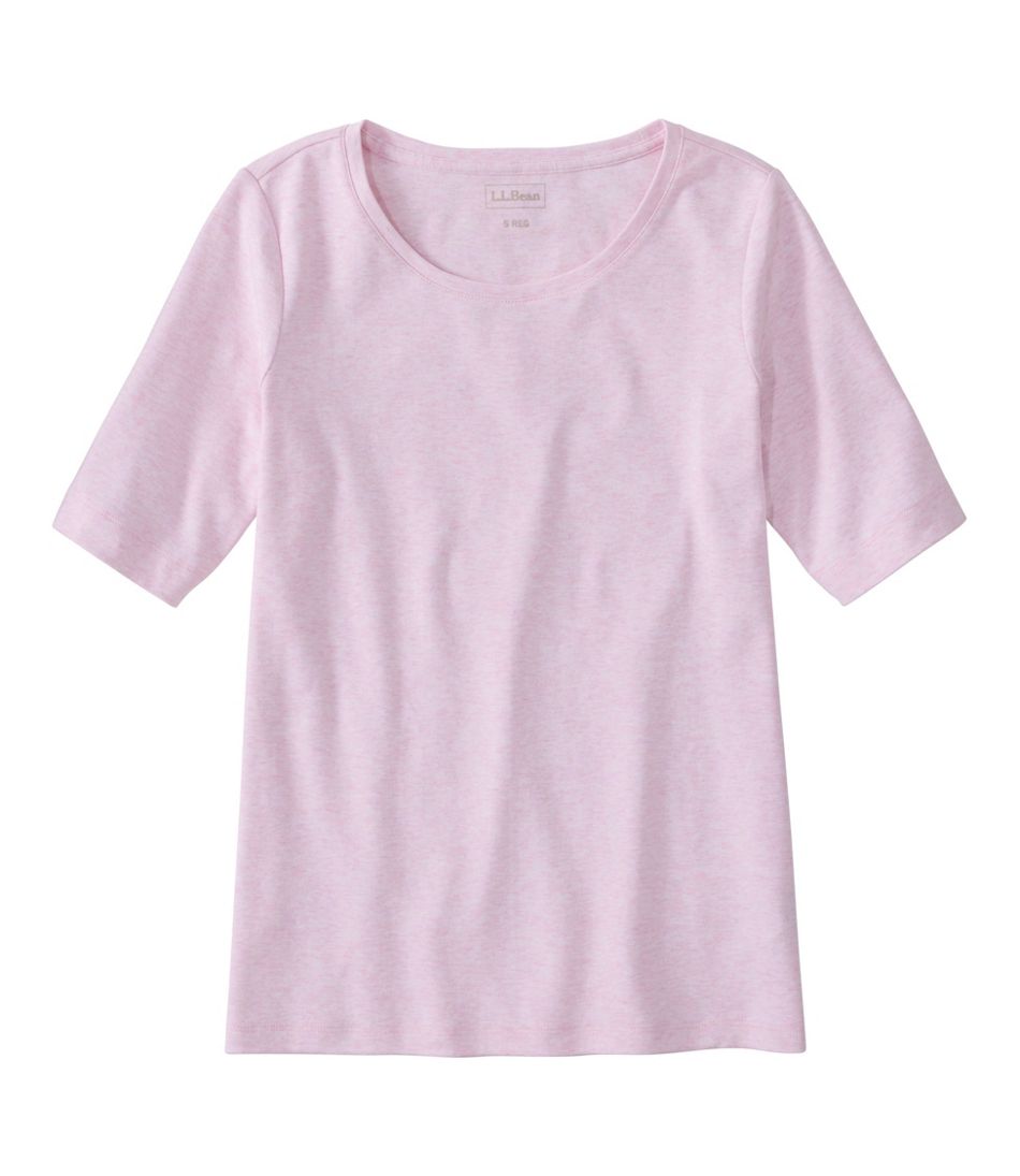 Women's L.L.Bean Jewelneck Tee, Elbow-Sleeve | L.L.Bean online