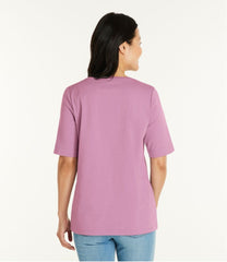 Women's L.L.Bean Jewelneck Tee, Elbow-Sleeve | L.L.Bean online