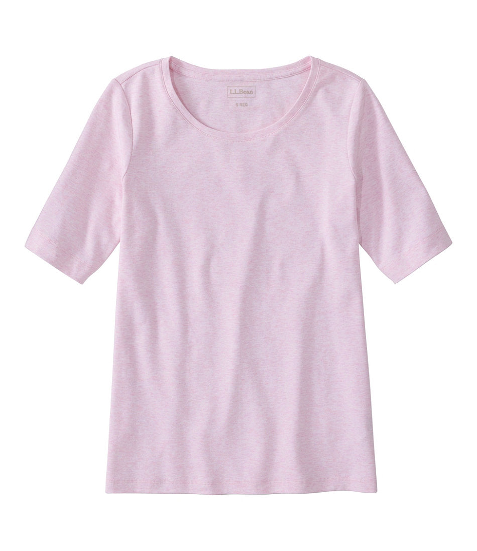 Women's L.L.Bean Jewelneck Tee, Elbow-Sleeve | L.L.Bean online