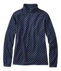 Women's L.L.Bean Interlock Turtleneck, Long-Sleeve Allover Print | L.L.Bean online