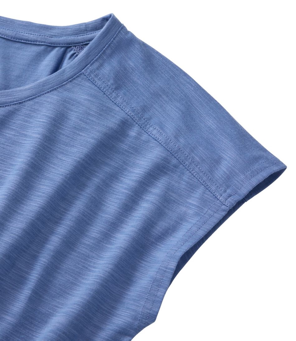 Women's Streamside Tee, Short-Sleeve Ruched Crew | L.L.Bean sale