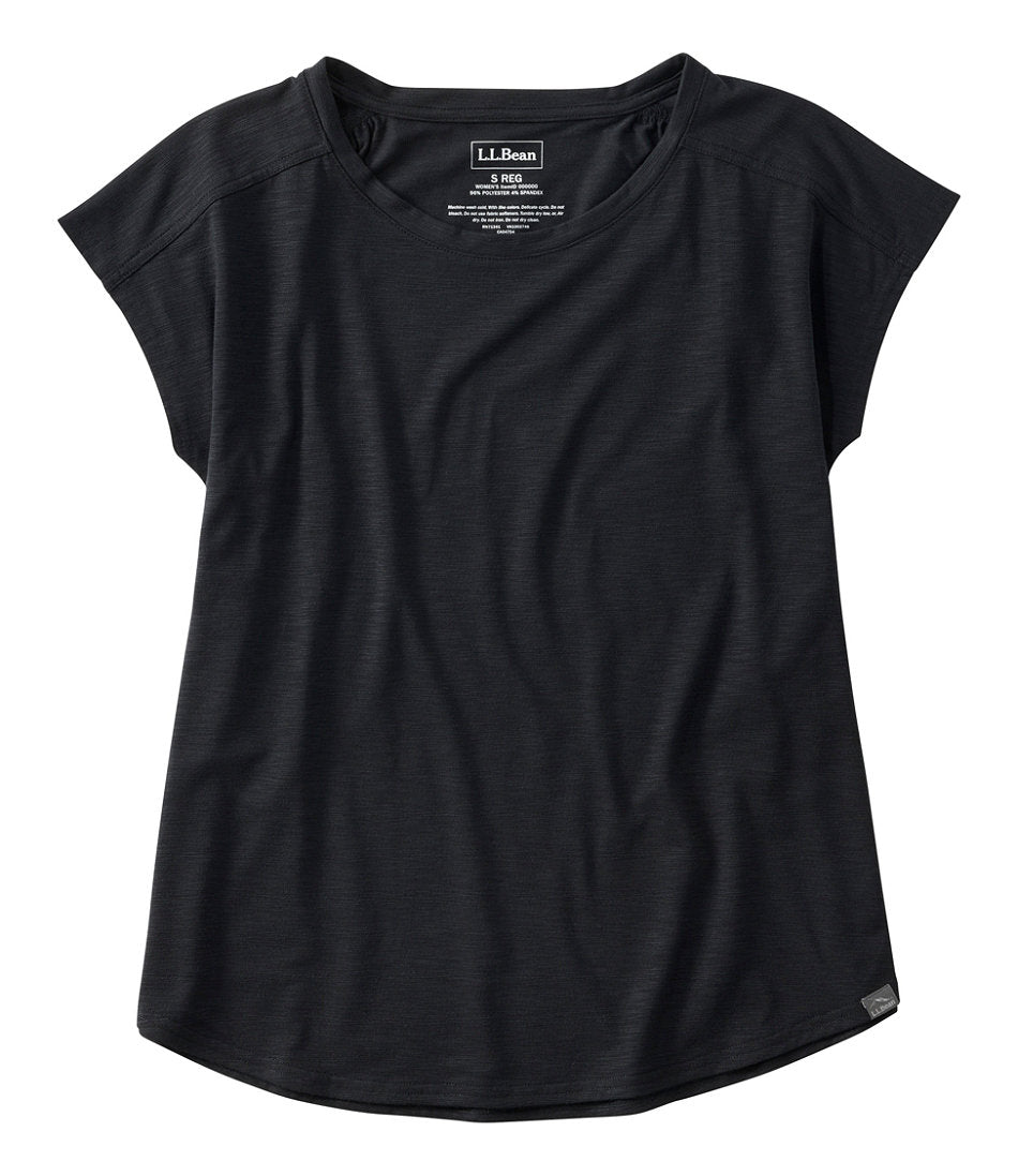 Women's Streamside Tee, Short-Sleeve Ruched Crew | L.L.Bean sale