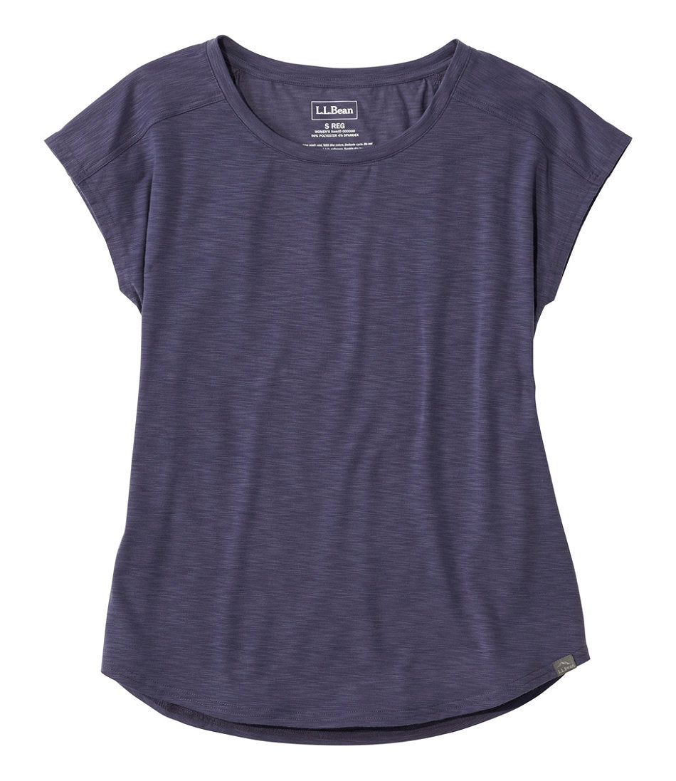 Women's Streamside Tee, Short-Sleeve Ruched Crew | L.L.Bean sale