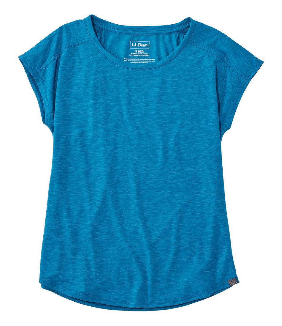 Women's Streamside Tee, Short-Sleeve Ruched Crew | L.L.Bean sale