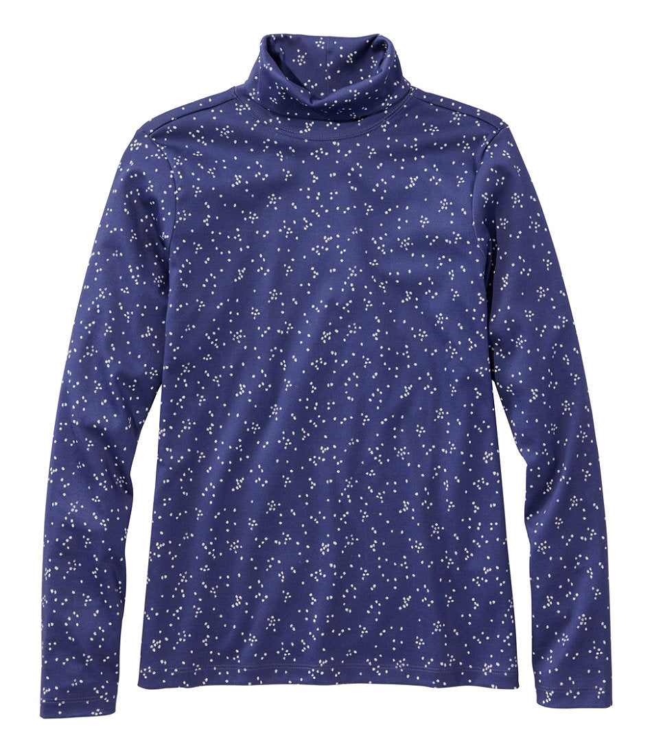 Women's Pima Cotton Turtleneck, Long-Sleeve Print | L.L.Bean discount