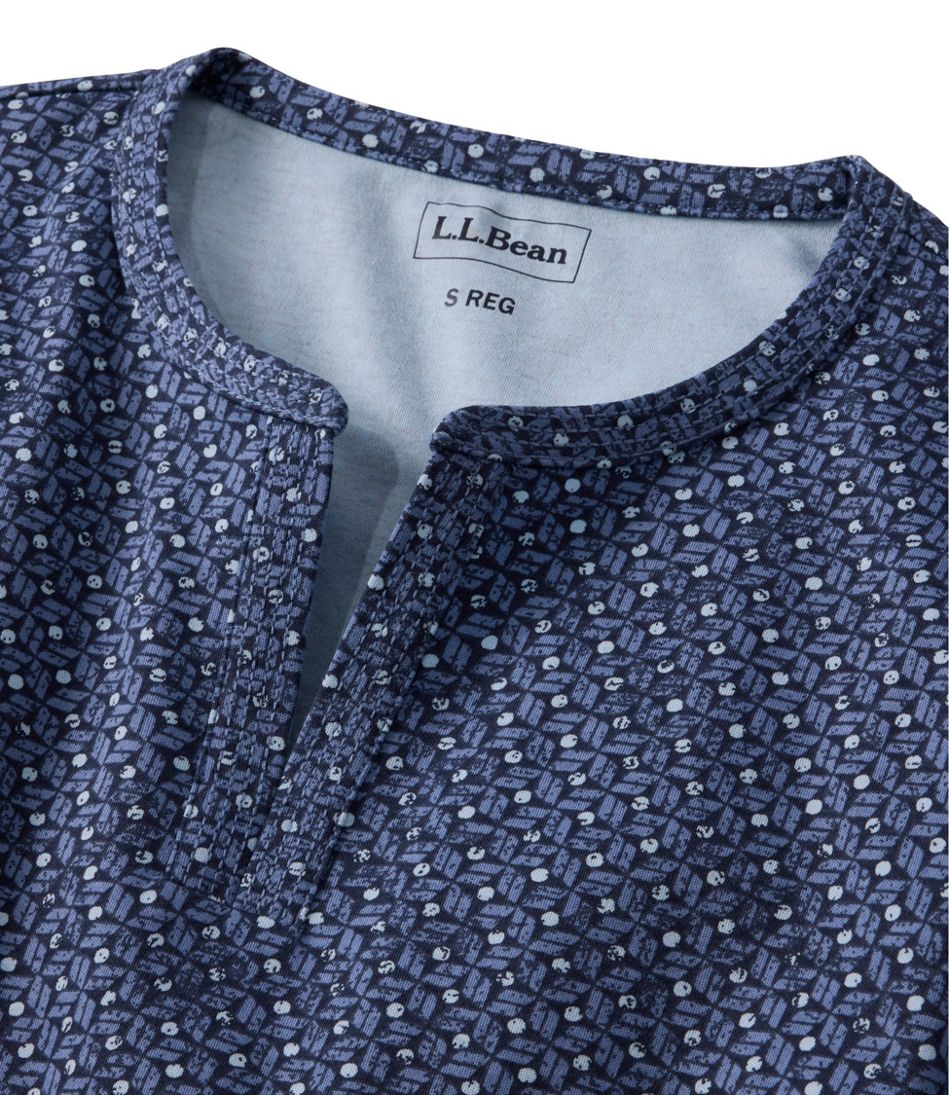 Women's L.L.Bean Tee, Three-Quarter-Sleeve Splitneck Tunic Print | L.L.Bean sale