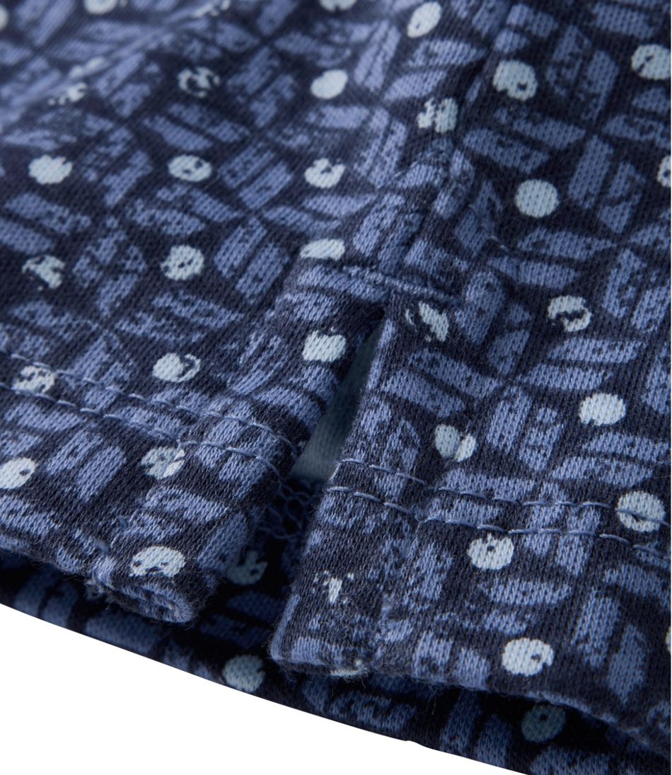 Women's L.L.Bean Tee, Three-Quarter-Sleeve Splitneck Tunic Print | L.L.Bean sale