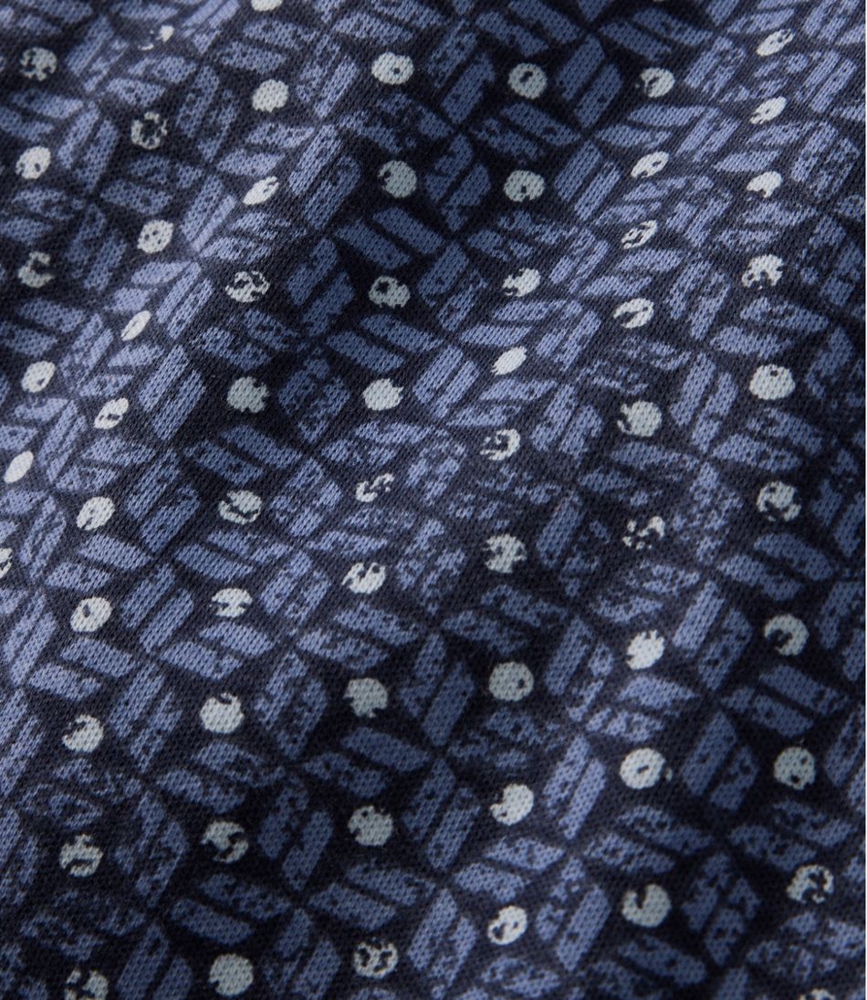 Women's L.L.Bean Tee, Three-Quarter-Sleeve Splitneck Tunic Print | L.L.Bean sale