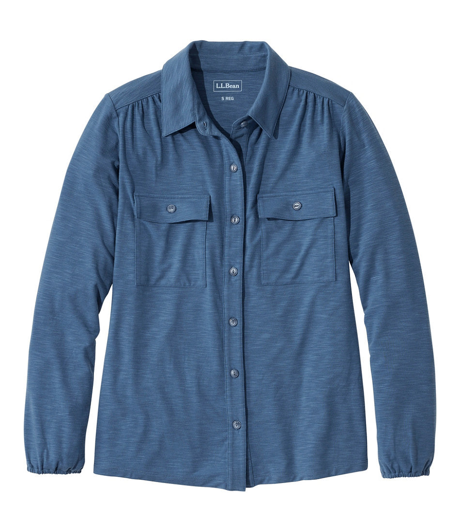 Camden Hills Tee, Button-Front Shirt | L.L.Bean on sale
