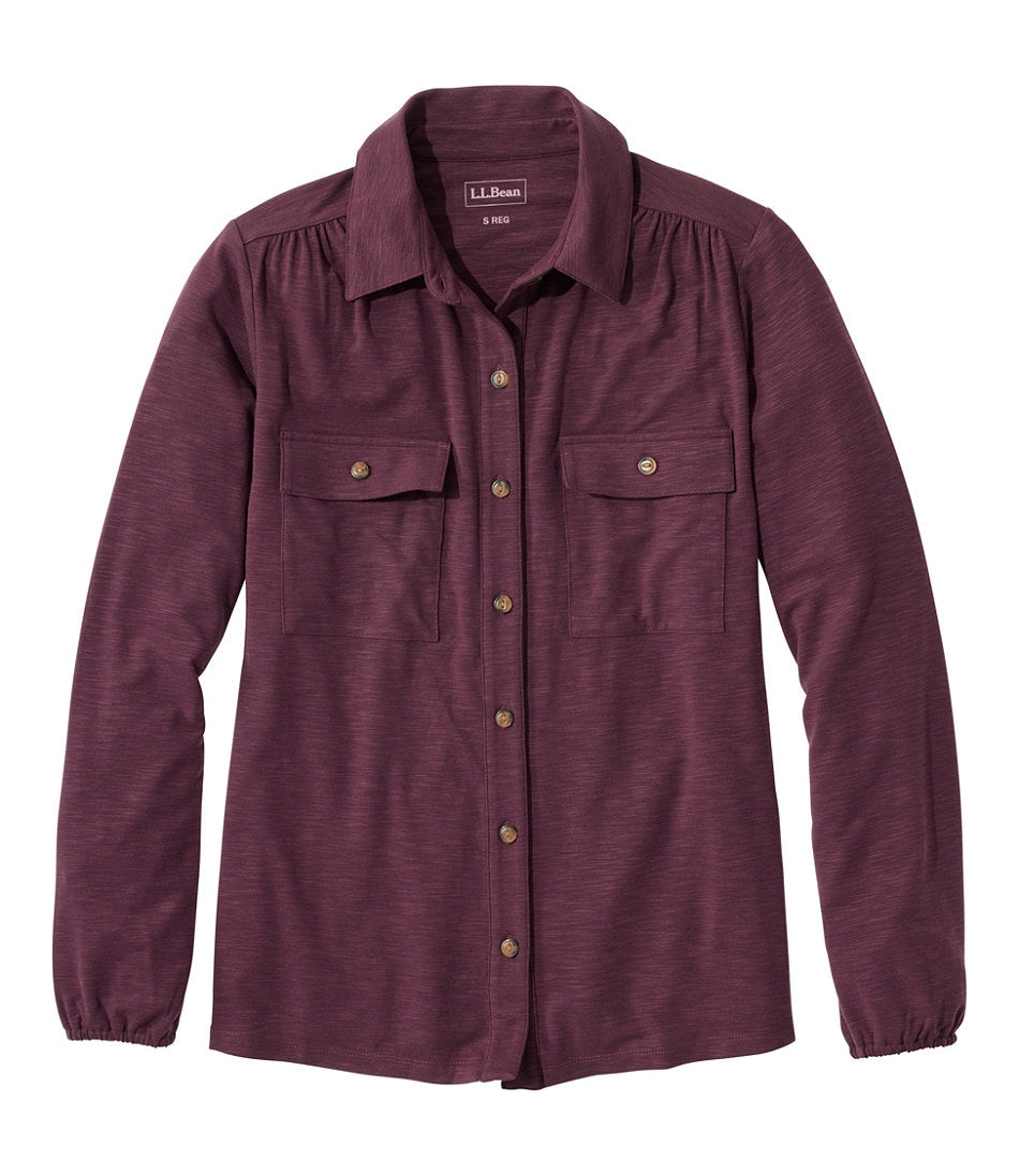 Camden Hills Tee, Button-Front Shirt | L.L.Bean on sale