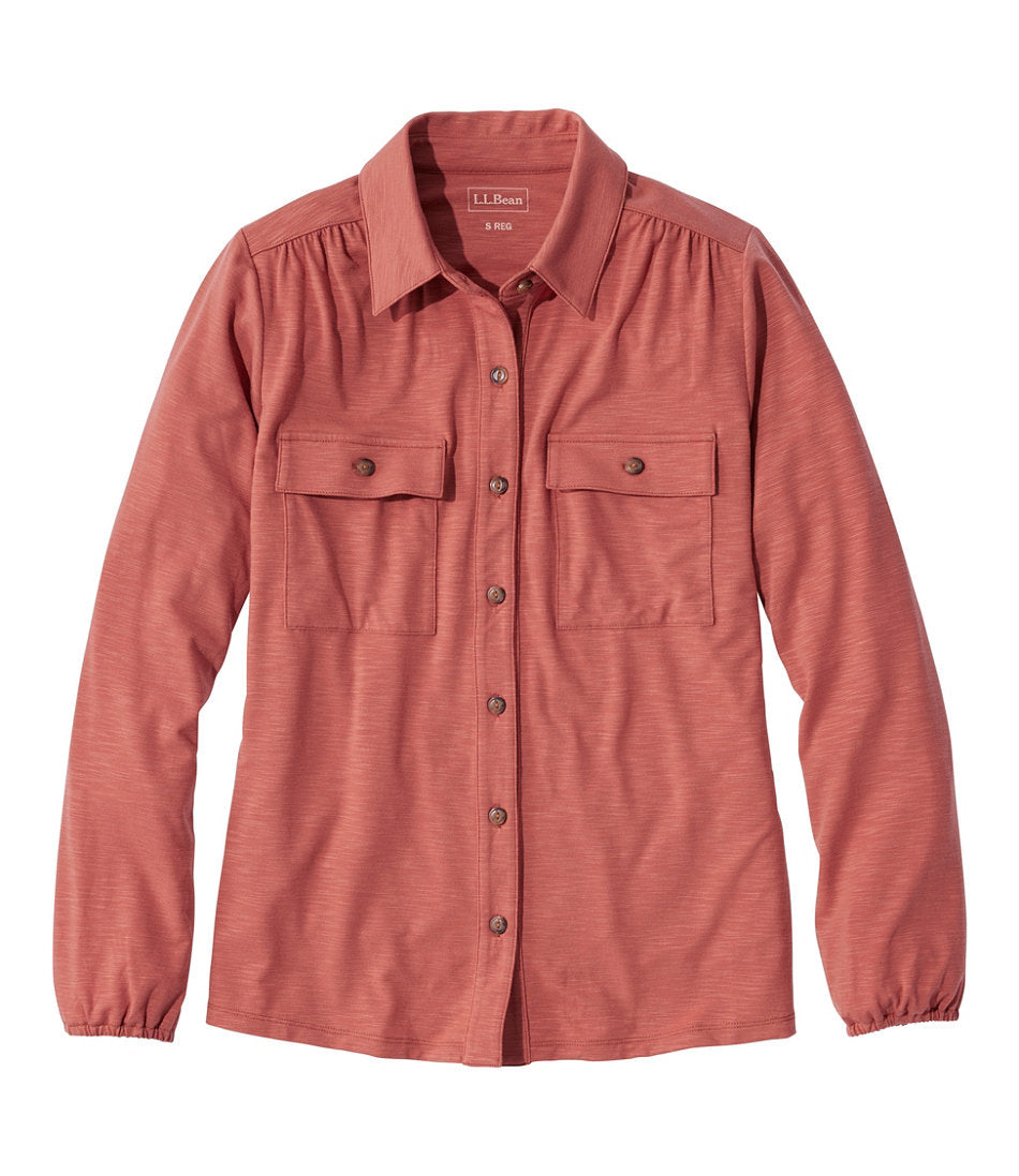 Camden Hills Tee, Button-Front Shirt | L.L.Bean on sale