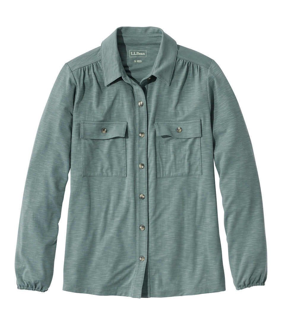 Camden Hills Tee, Button-Front Shirt | L.L.Bean on sale