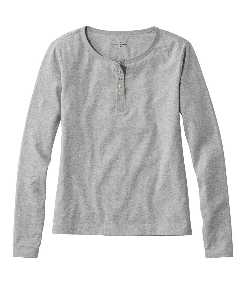Women's Signature Rangeley Cotton Tee, Henley | L.L.Bean discount