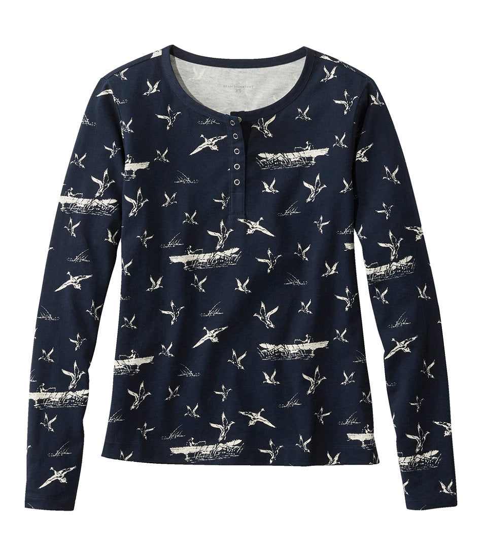Women's Signature Rangeley Cotton Tee, Henley | L.L.Bean discount