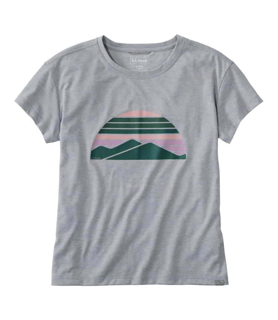 Women's Vista Camp Tee, Short-Sleeve Graphic Crew | L.L.Bean outlet