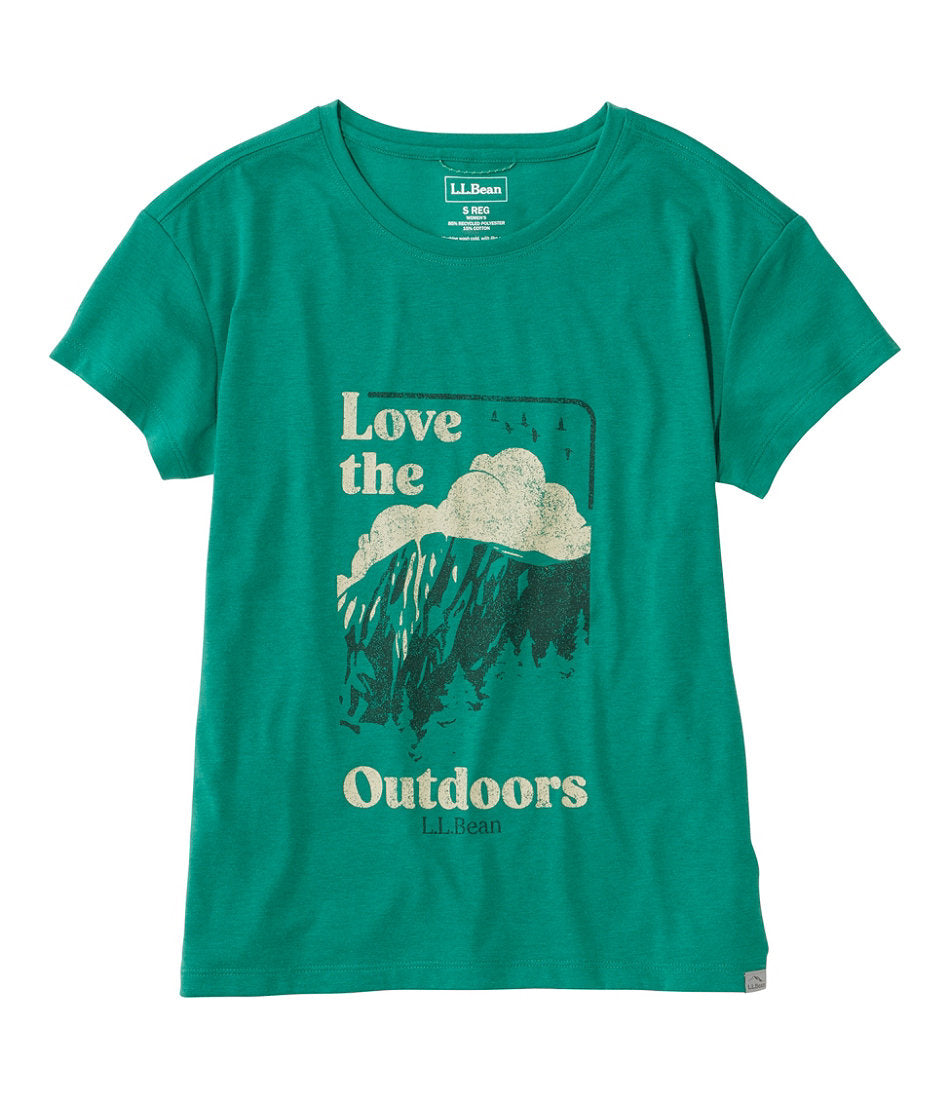 Women's Vista Camp Tee, Short-Sleeve Graphic Crew | L.L.Bean outlet