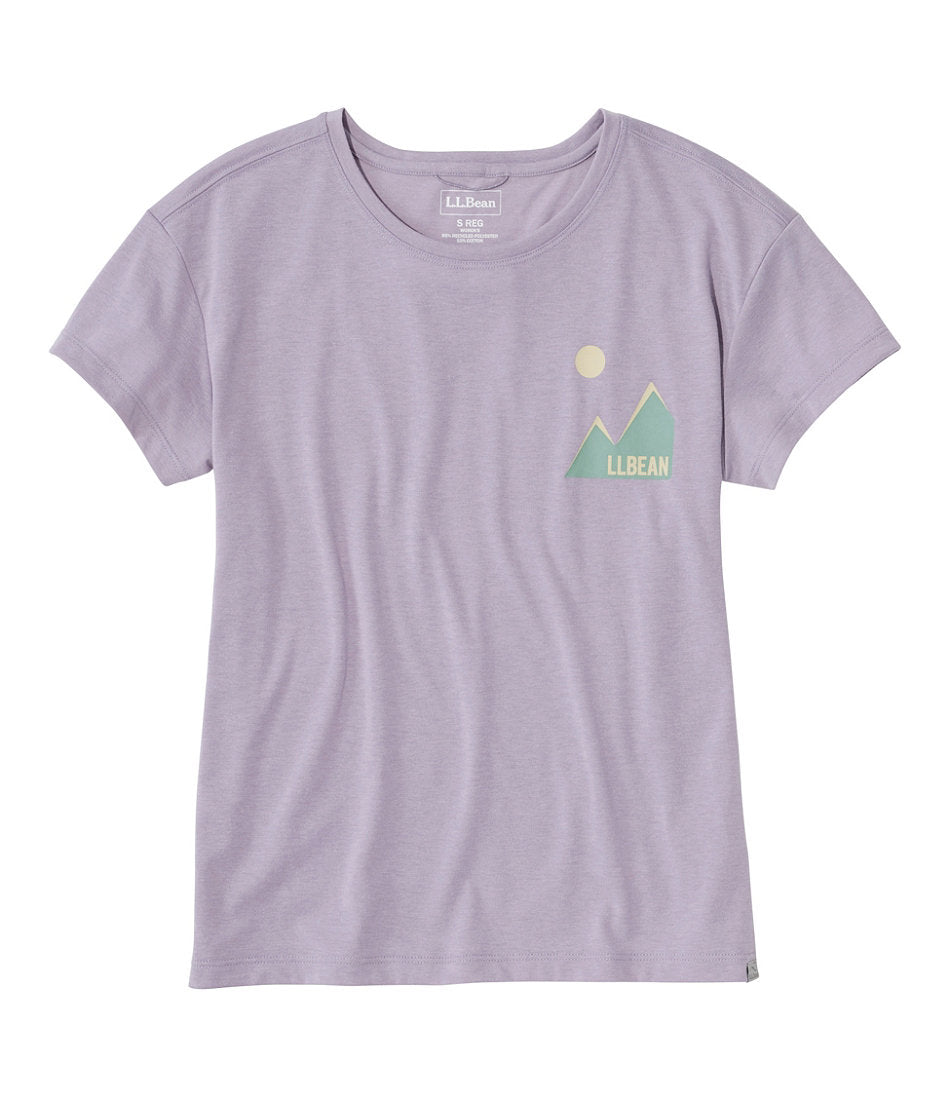 Women's Vista Camp Tee, Short-Sleeve Graphic Crew | L.L.Bean outlet