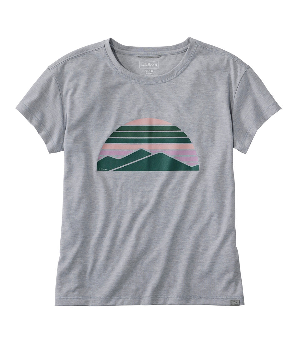 Women's Vista Camp Tee, Short-Sleeve Graphic Crew | L.L.Bean outlet