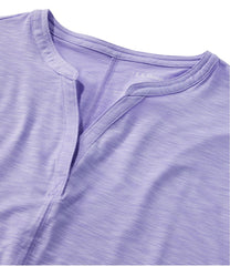 Women's Streamside Tee, Short-Sleeve Splitneck | L.L.Bean on sale
