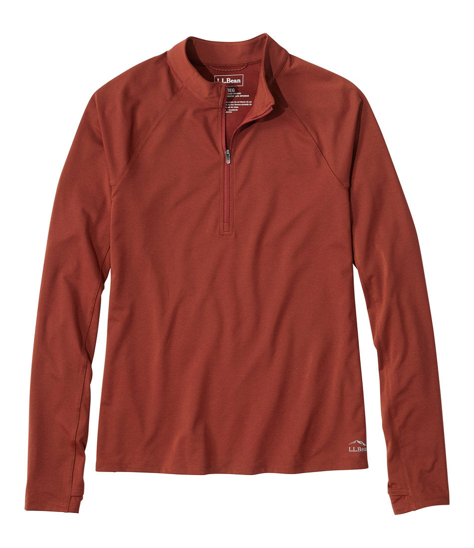 Women's Access Trail Pullover, Long-Sleeve Quarter-Zip | L.L.Bean online