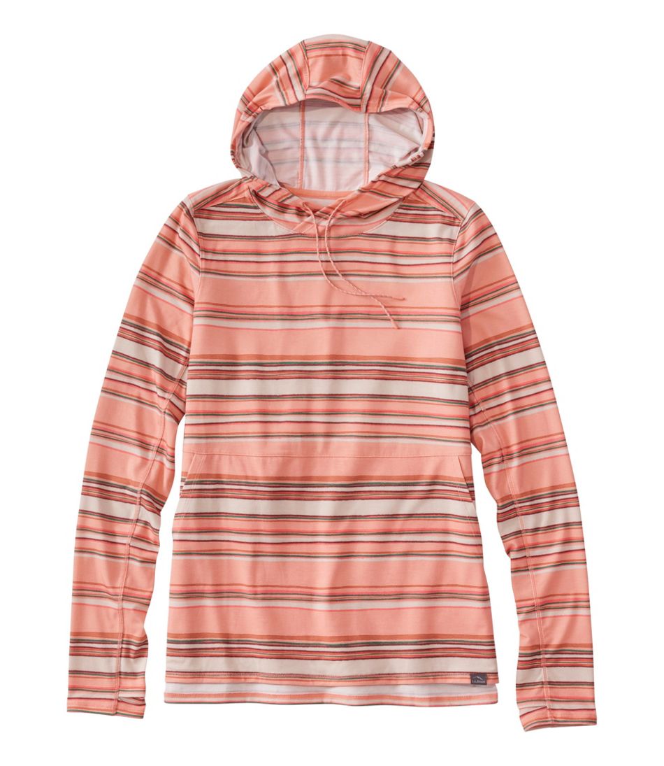 Women's Everyday SunSmart® Hooded Pullover, Long-Sleeve Stripe | L.L.Bean on sale